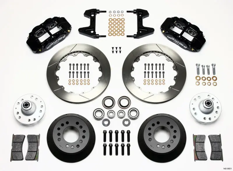 Wilwood Narrow Superlite 6R Front Hub Kit 12.88In For 74-80 Pinto/Mustang Ii 1