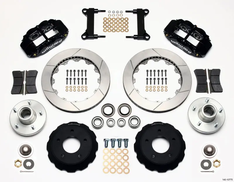 Wilwood Narrow Superlite 6R Front Hub Kit 13.06In For Chevy C-10 60-87 With Cpp Drop Spindle 1