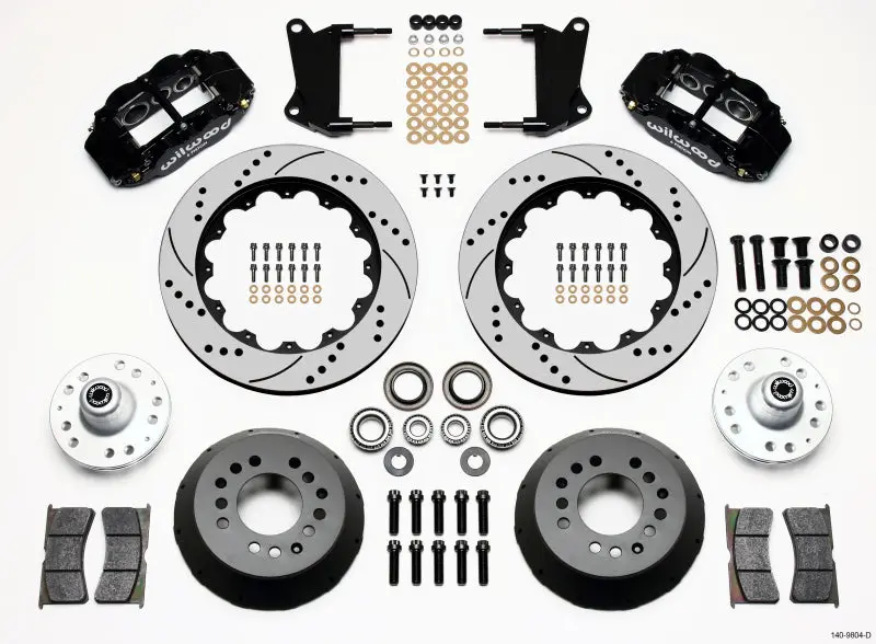 Wilwood Narrow Superlite 6R Front Hub Kit 14.00In Drilled For 67-69 Camaro 64-72 Nova Chevelle 1