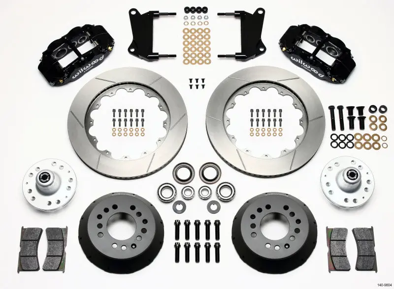 Wilwood Narrow Superlite 6R Front Hub Kit 14.00In For 67-69 Camaro 64-72 Nova Chevelle 1