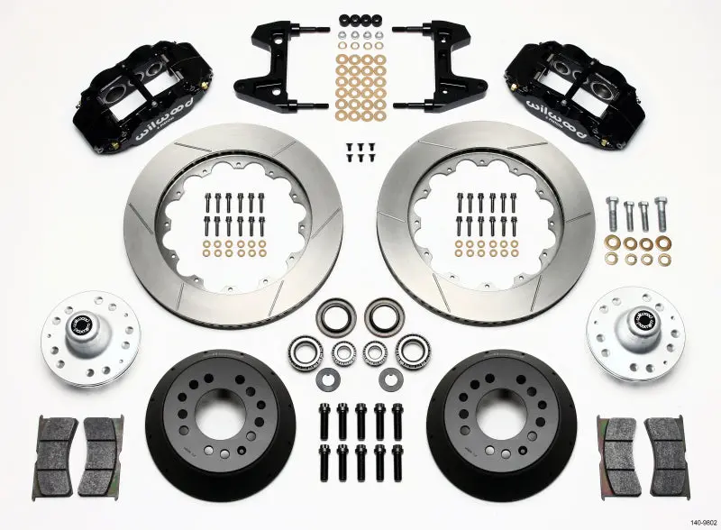Wilwood Narrow Superlite 6R Front Hub Kit 14.00In For 74-80 Pinto/Mustang Ii Disc Spindle Only 1