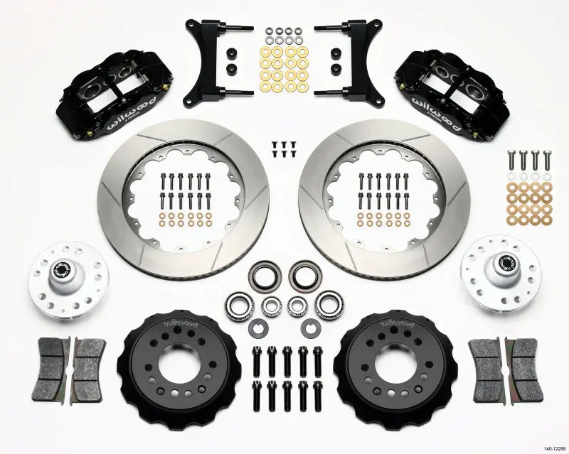 Wilwood Narrow Superlite 6R Front Hub Kit 14.00In For 79-87 Gm G Body 2