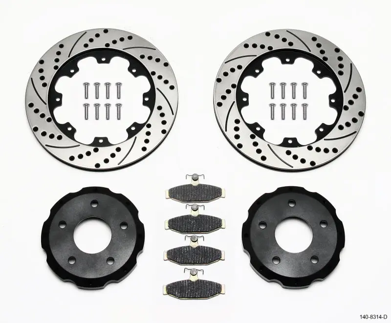 Wilwood Pro-Matrix Rear Kit Drilled 88-96 Corvette C4 Performance Brake Upgrade 1