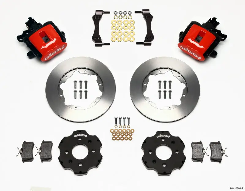 Wilwood Rear Kit Red Combination Parking Brake Civic / Integra Disc 11.00In Hub Offset 2.39 1