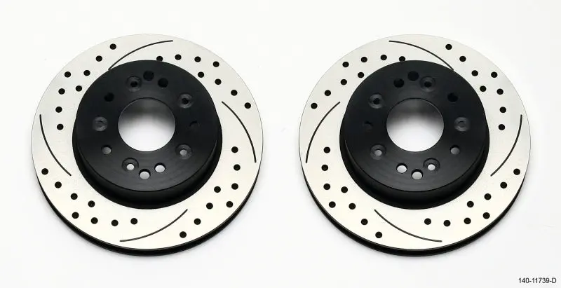 Wilwood Rotor Kit Rear-Drilled 65-82 Corvette C2/C3 1Pc Rotors 1