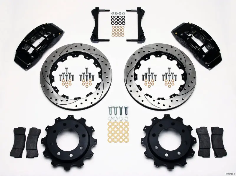 Wilwood Tc6r Rear Kit 16.00In Drilled For 1999-2010 Gm Truck 2500 Hd 4.84 Cntr 1