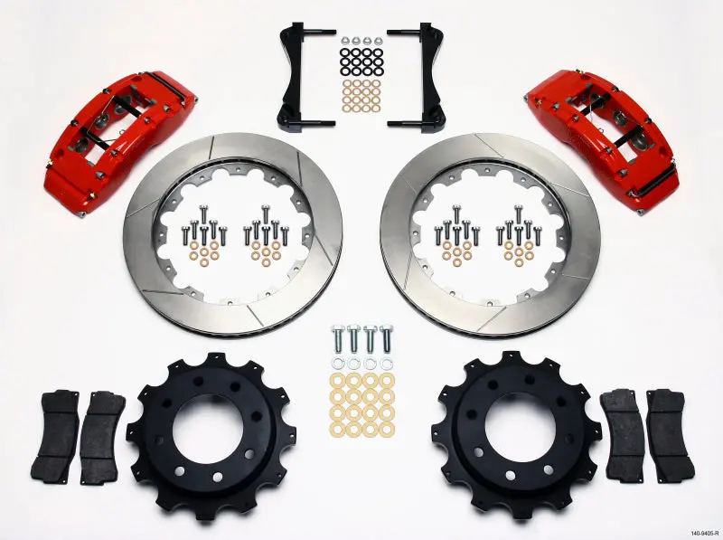 Wilwood Tc6r Rear Kit 16.00In Red For 1999-2010 Gm H2 / 2500 1