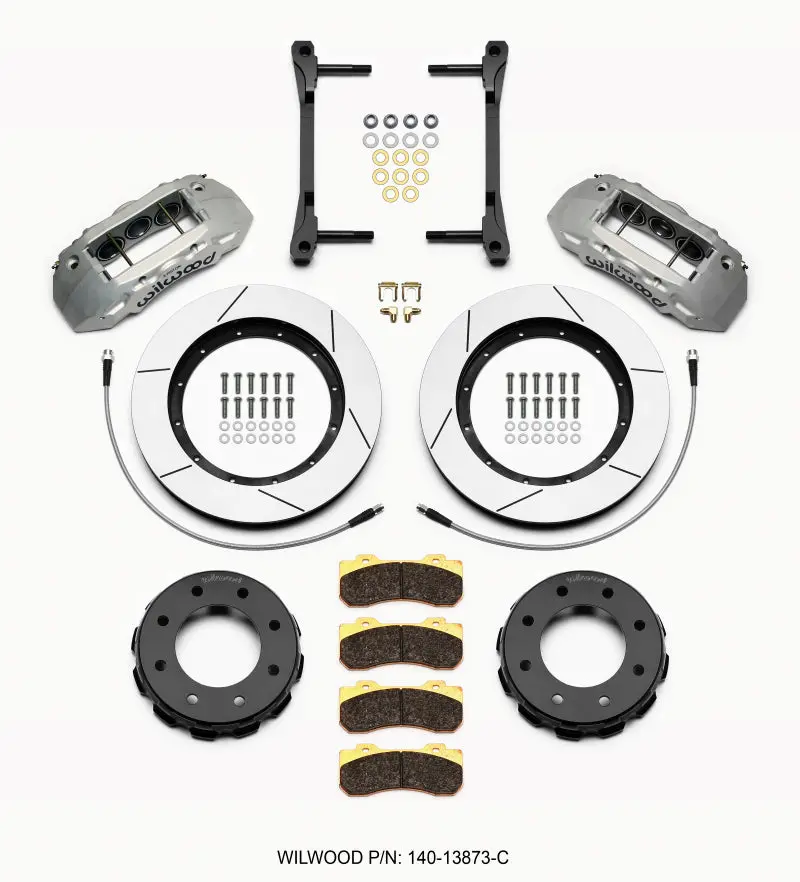 Wilwood Tx6r Front Kit 15.00In Clear Ano For 2011-2015 Gm Truck/Suv 2500 1