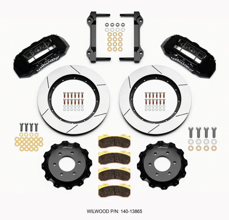 Wilwood Tx6r Front Kit 15.50In Black For 2010-2015 Ford F150 (6 Lug) 1