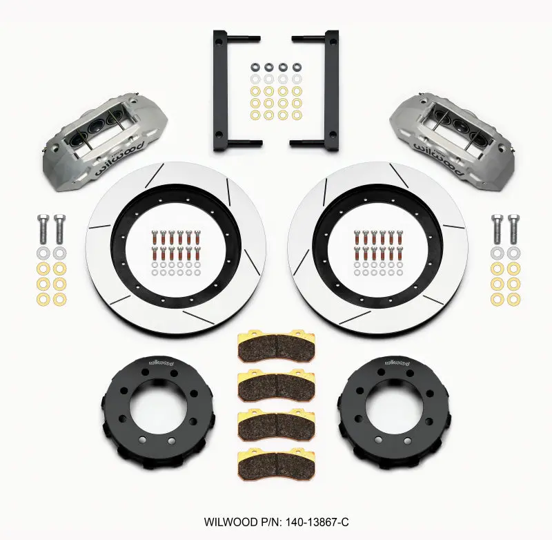 Wilwood Tx6r Front Kit – 16.00 In. Clear Ano For 2005–2012 Ford F250/F350 4Wd (16.00) 1