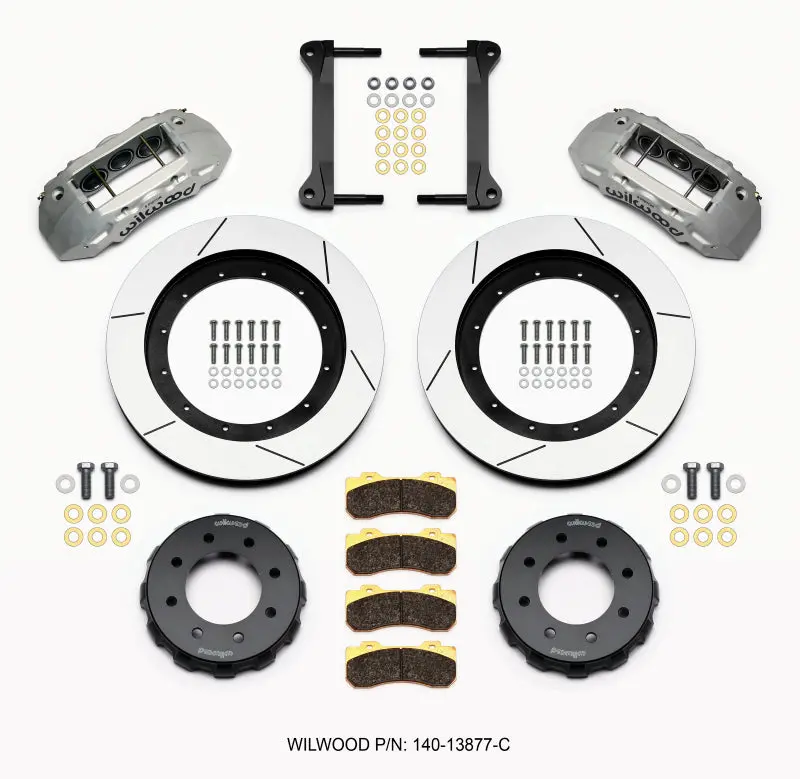 Wilwood Tx6r Front Kit 16.00In Clear Ano For 1999-2010 Gm H2 Truck Suv 2500 1