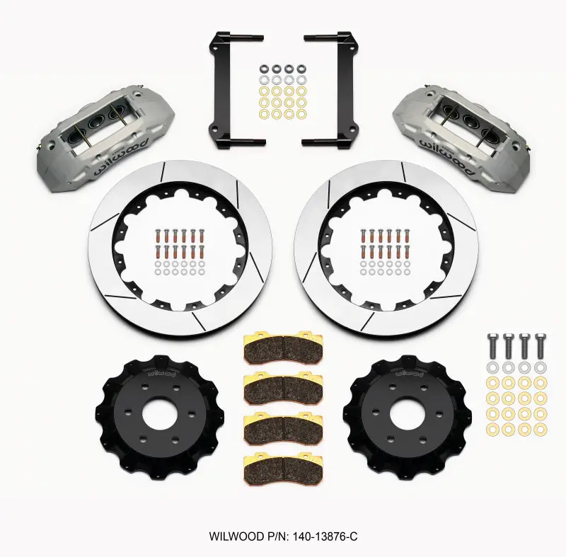 Wilwood Tx6r Front Kit 16.00In Clear Ano For 1999-2014 Gm Truck/Suv 1500 1