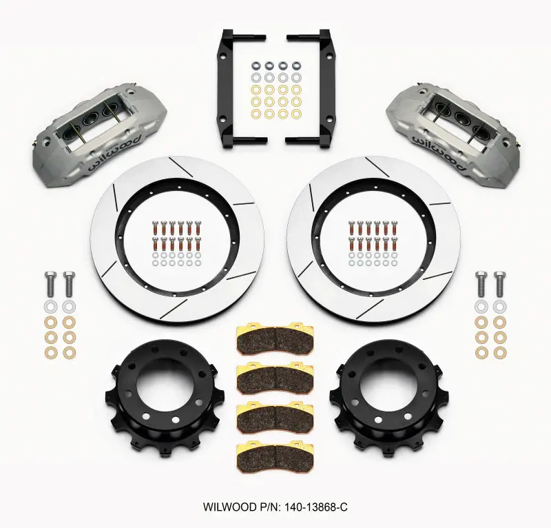 Wilwood Tx6r Rear Kit 15.50In Clear Ano For 2005-2012 Ford F250/F350 4Wd 1
