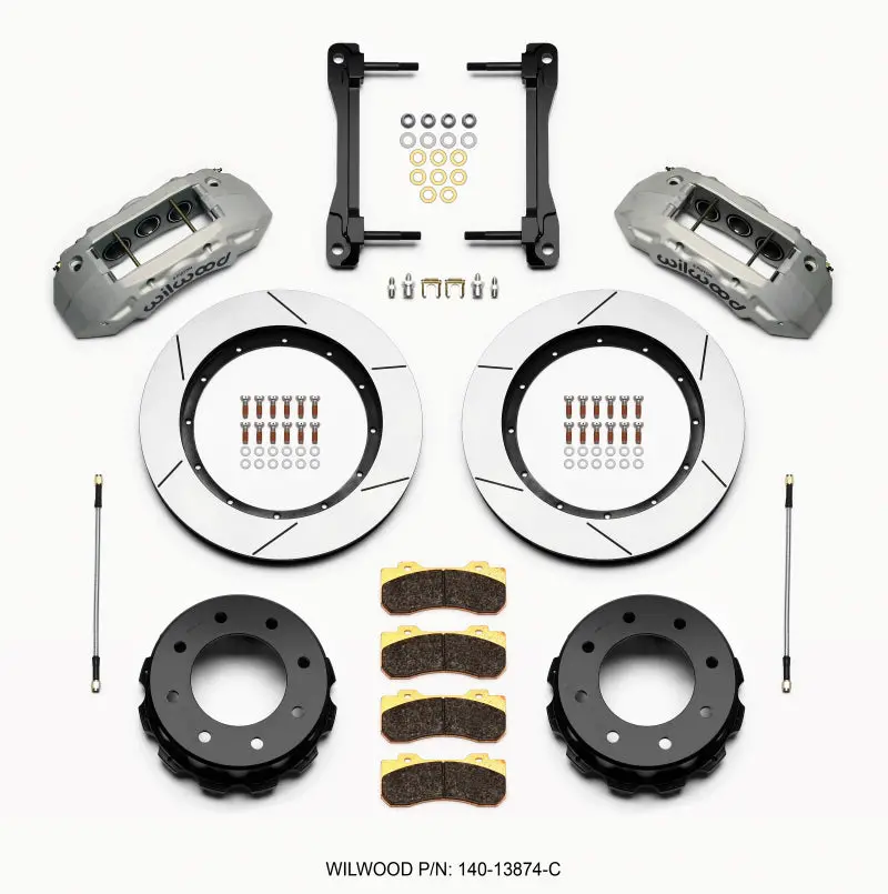 Wilwood Tx6r Rear Kit 15.50In Clear Ano For 2011-2015 Gm Truck/Suv 2500 1