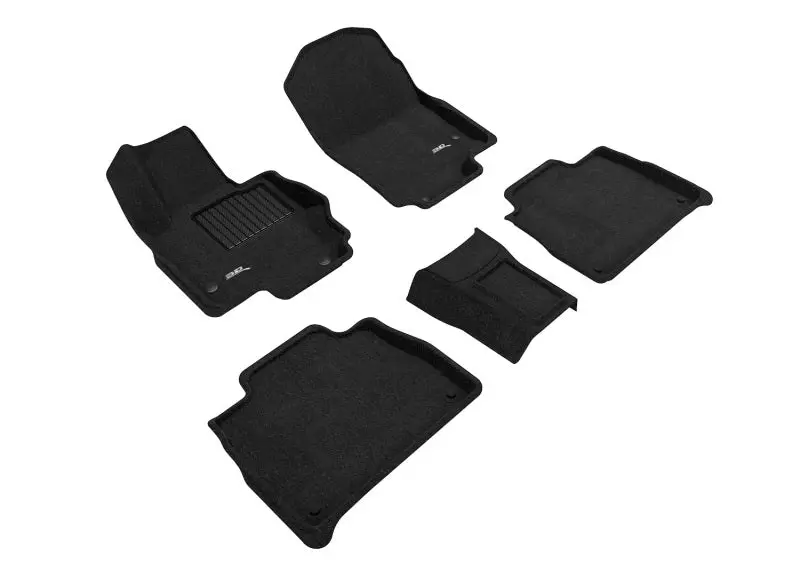 3D Maxpider Premium Floor Liners For 2020–2022 Mercedes-Benz Gle-Class W167 – 5-Seat Suv, First & Second Row Set, Elegant Black Design 1