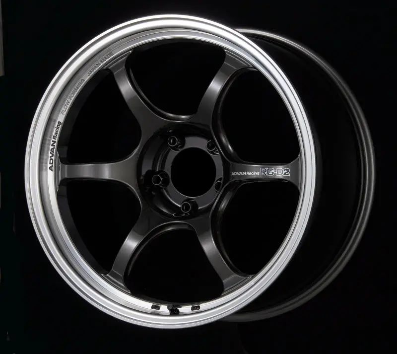 Advan Rg-D2 Machined Black Gunmetallic Wheel — 18×11", +15Mm, 5×114.3 1