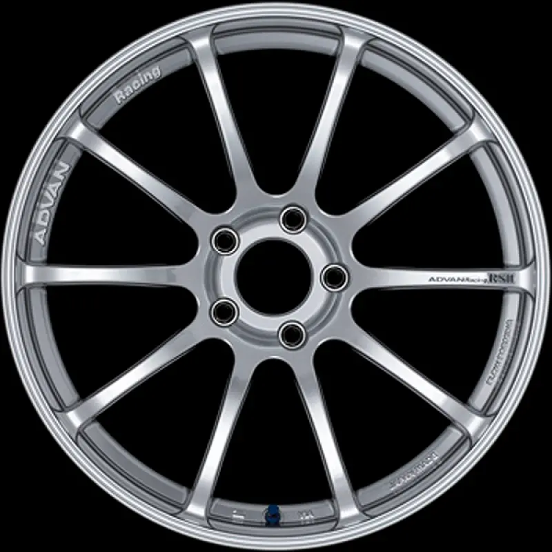 Advan Rsii 17X7.5 Hyper Silver Alloy Wheel – +35Mm Offset, 4X98 Bolt Pattern, 58Mm Center Bore 1