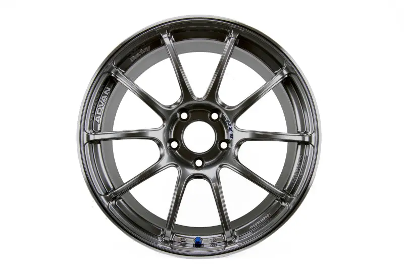 Advan Rzii 18X9.0 Inch Forged Alloy Wheel – 5X114.3 Bolt Pattern, +35 Offset, Hyper Black Finish 1