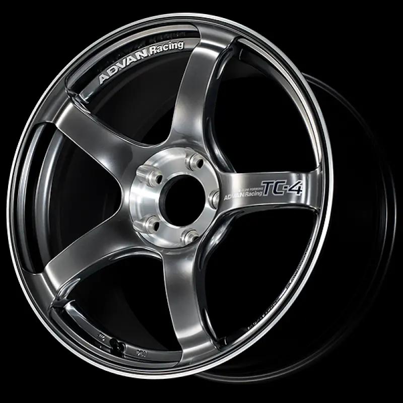 Advan Tc-4 Se 18X8.0 / +45 Offset / 5-114.3 / 73Mm Bore / Racing Hyper Black & Diamond Cut 1