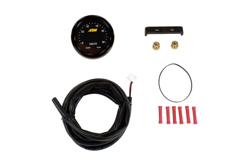 Aem X-Series Volt Gauge – 8–18V Range, Digital Display 1