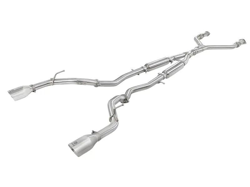 Afe Power Takeda 2.5" Stainless Steel Cat-Back Exhaust System With Polished Tips – 2017–2019 Infiniti Q60 3.0L Twin-Turbo V6 1