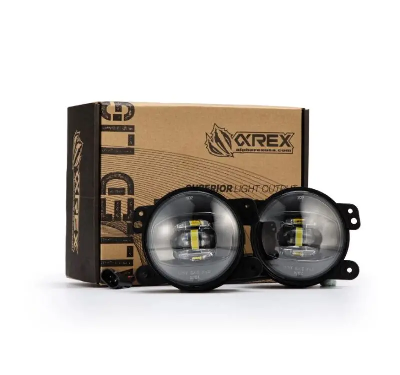 Alpharex Universal Dual-Color Led Projector Fog Light Kit – White/Amber, For Chrysler, Dodge, Hummer & Jeep 1