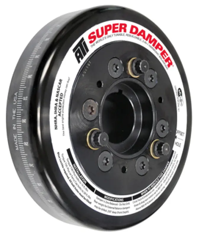 Ati Lightweight Aluminum Harmonic Damper – 7.074" Diameter, Chevy Small Block / 90° V6 Compatible, 3-Ring Design 1