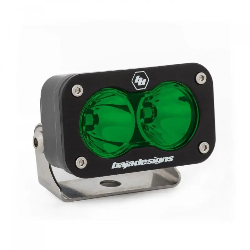 Baja Designs S2 Sport Led Work Light – Green Housing, Spot Beam Pattern 1