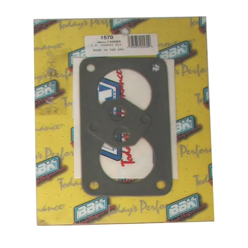 Bbk Twin 56Mm Throttle Body Gasket Kit For 1987–1996 Ford F-Series Trucks 1