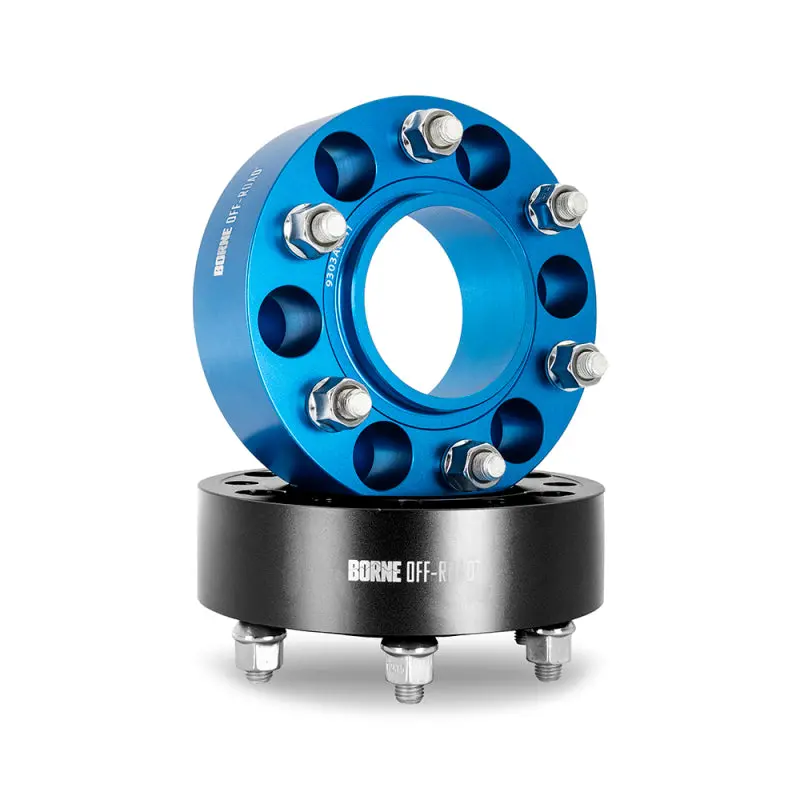 Borne Off-Road Wheel Spacers - 6X139.7 - 106 - 25Mm - M12 - Blue 1
