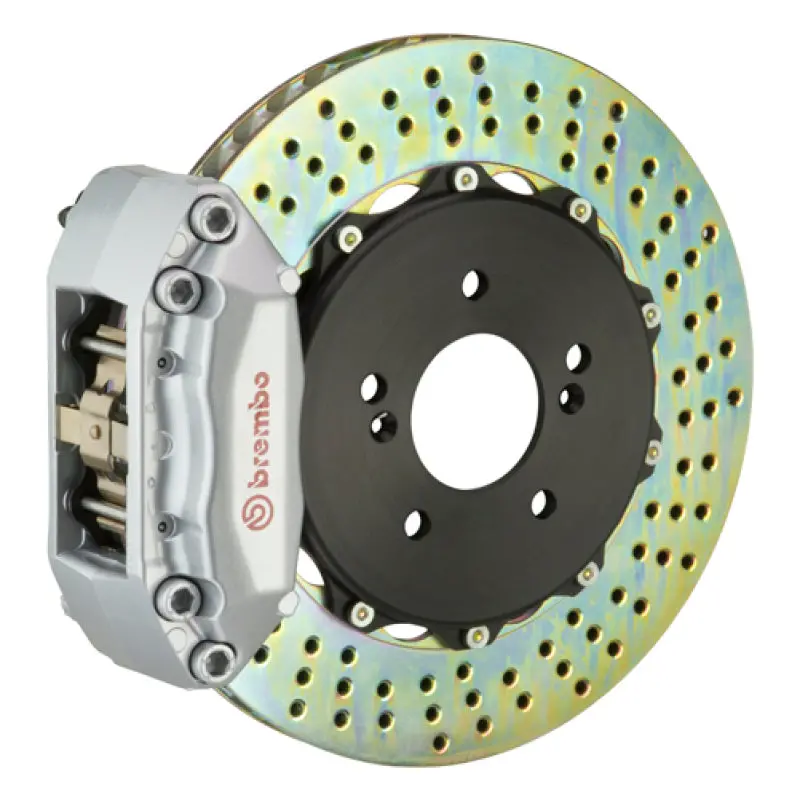 Brembo 08-14 C-Class (Excl 4Matic/Amg) Rr Gt Bbk 4Pis Cast 2Pc 328X28 2Pc Rotor Drilled-Black 1