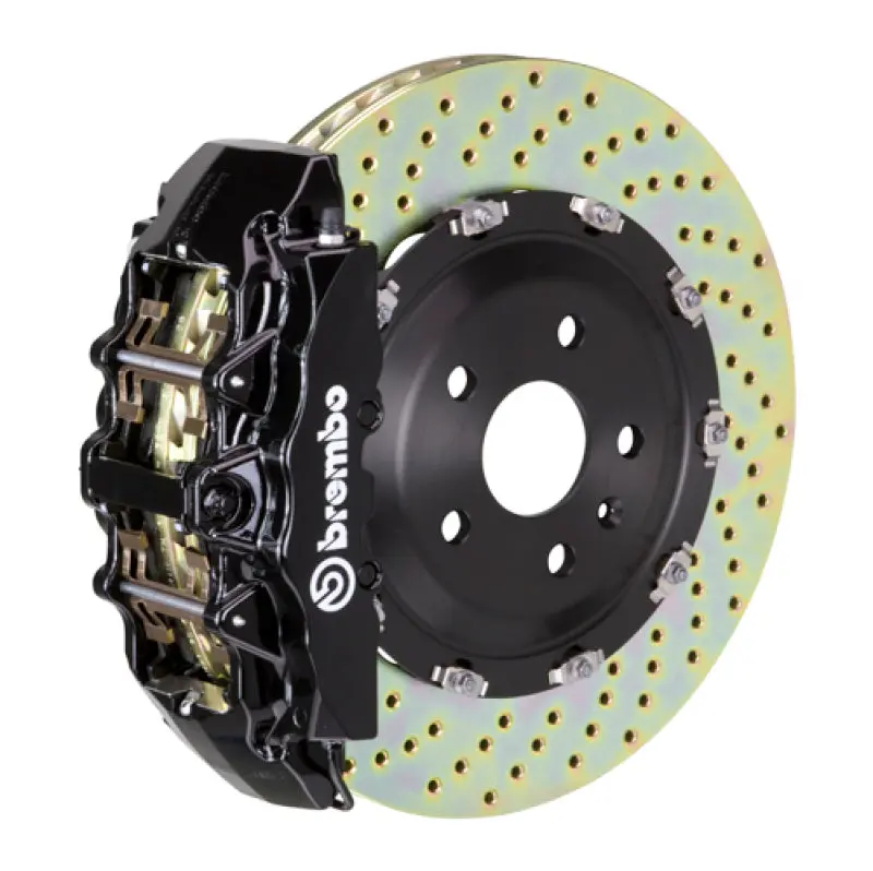 Brembo Gt Big Brake Kit For 2006–2011 Mercedes-Benz Ml320 – Front, 8-Piston Calipers, Drilled 380X34Mm Rotors 1