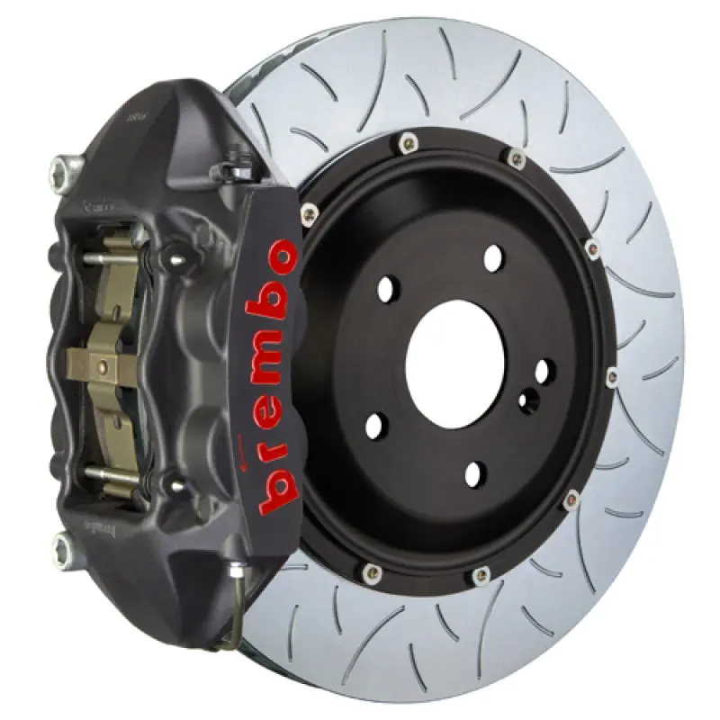 Brembo Rear Gts Big Brake Kit For 2003–2009 Mercedes-Benz E55 Amg – 380Mm Slotted Two-Piece Rotors, Cast 4-Piston Calipers, Type 3 Black Finish 1