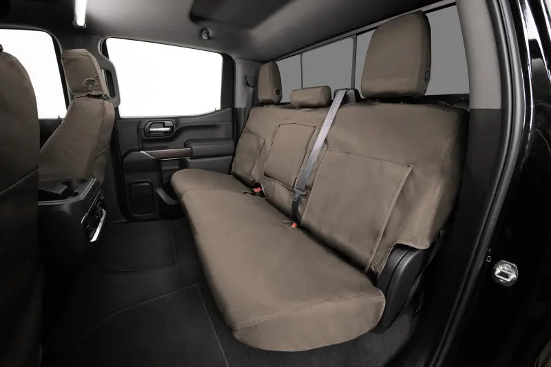 Covercraft 01-06 Ford Super Waterproof Polyester Seatsaver Custom Front Row Seat Covers - Taupe 1