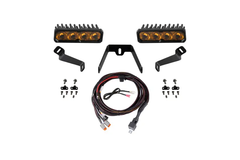 Diode Dynamics Ss6 Pro Led Driving Light Kit – Yellow (3000K), Compatible With 2015–2017 Subaru Wrx 1