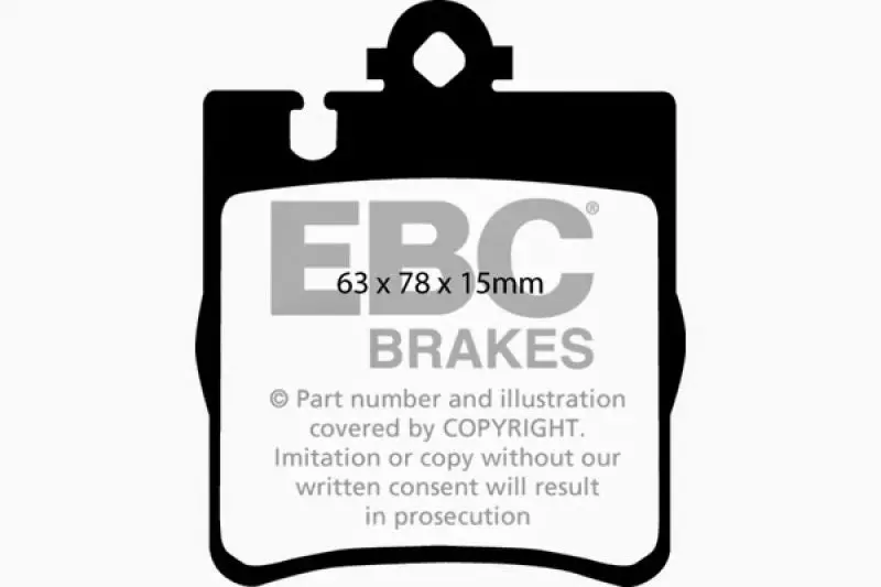 Ebc 00 Mercedes-Benz Clk430 4.3 Ultimax2 Rear Brake Pads 2