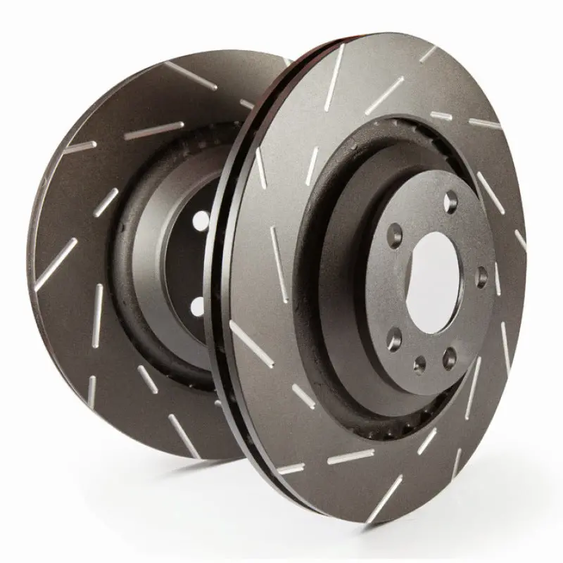 Ebc 2016+ Volvo Xc60 Usr Blackdash Sport Slotted Front Rotors 1