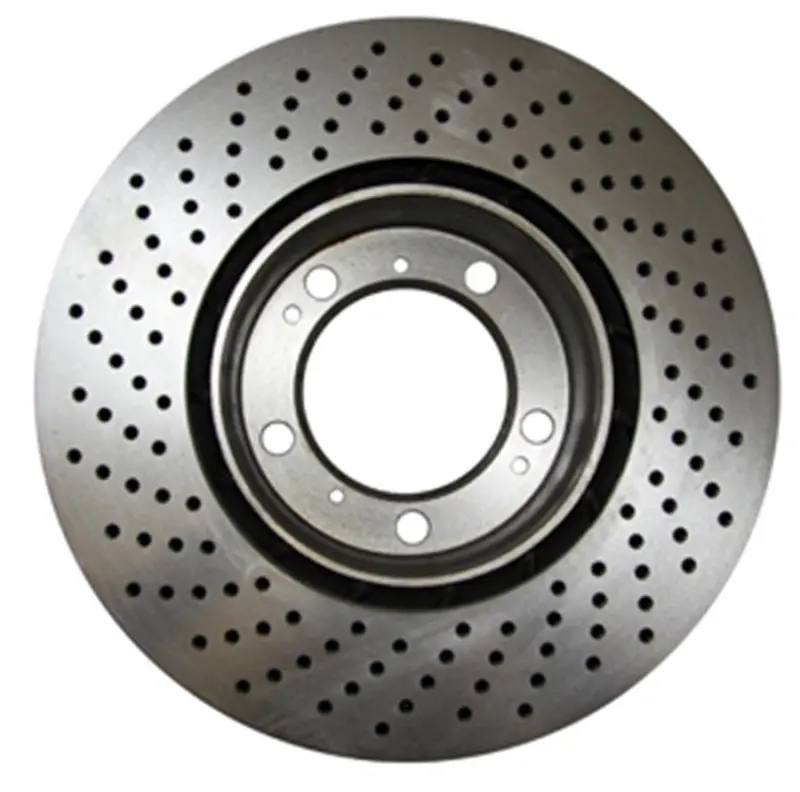 Ebc Rk Premium Cross-Drilled Front Brake Rotors For 2012–2015 Porsche 911 (991) Carrera 4S 3.8L (Iron Rotor Compatible) 1