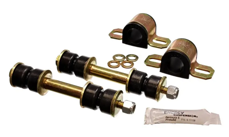 Energy Suspension Front Sway Bar Bushing Kit – 25Mm, Black, For 1979–1994 Toyota Pickup (2Wd, Excl. T100/Tundra) 1