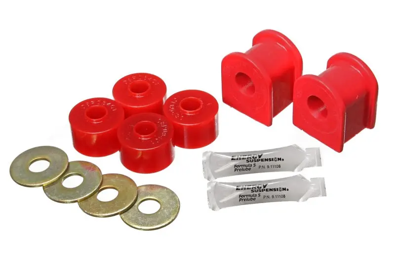 Energy Suspension Front Sway Bar Bushing Kit For 2005–2007 Ford F-250/F-350 Super Duty – 13/16", Red Polyurethane 1