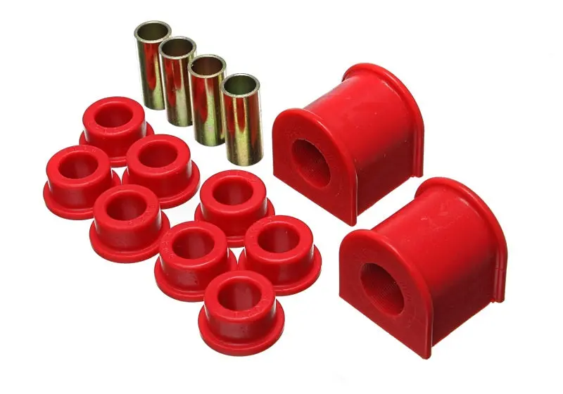 Energy Suspension Rear Sway Bar Bushing Kit – 22Mm Diameter, Red Polyurethane 1