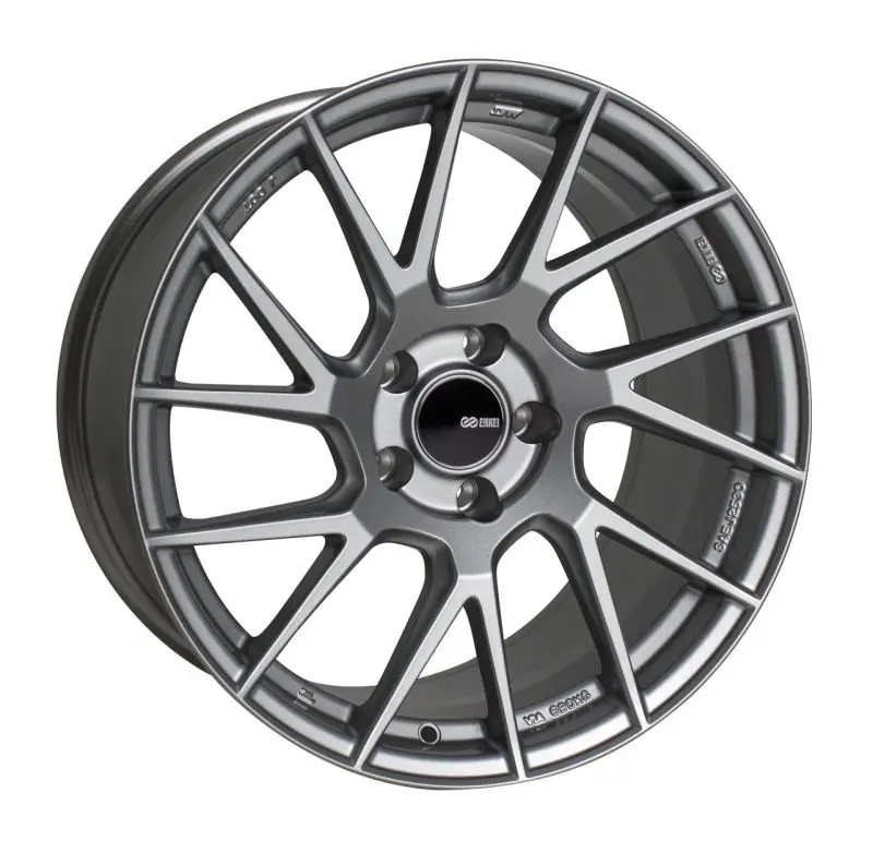 Enkei Tm7 Alloy Wheel – 18X8 Inches, 5X100 Pcd, 45Mm Offset, 72.6Mm Bore, Storm Grey Finish 1