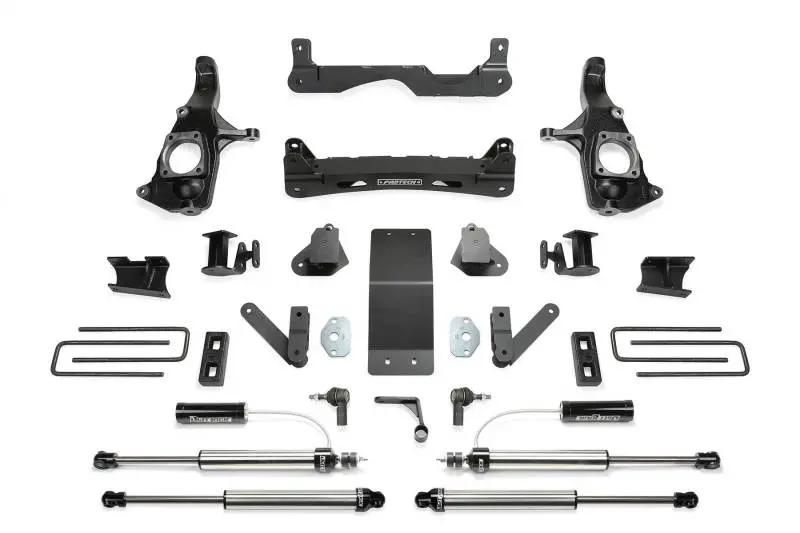 Fabtech 4-Inch Lift Kit – 2011–2019 Gm 3500Hd 2Wd/4Wd – Basic System W/Dual Reservoir Shocks 1