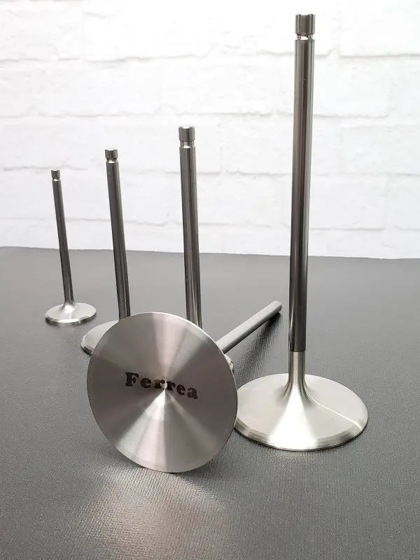 Ferrea Titanium Intake Valves – 2.15″ Diameter, 12° Stem Angle, Competition Grade, Set Of 8 For Chevy/Chrysler/Ford Small Blocks 1