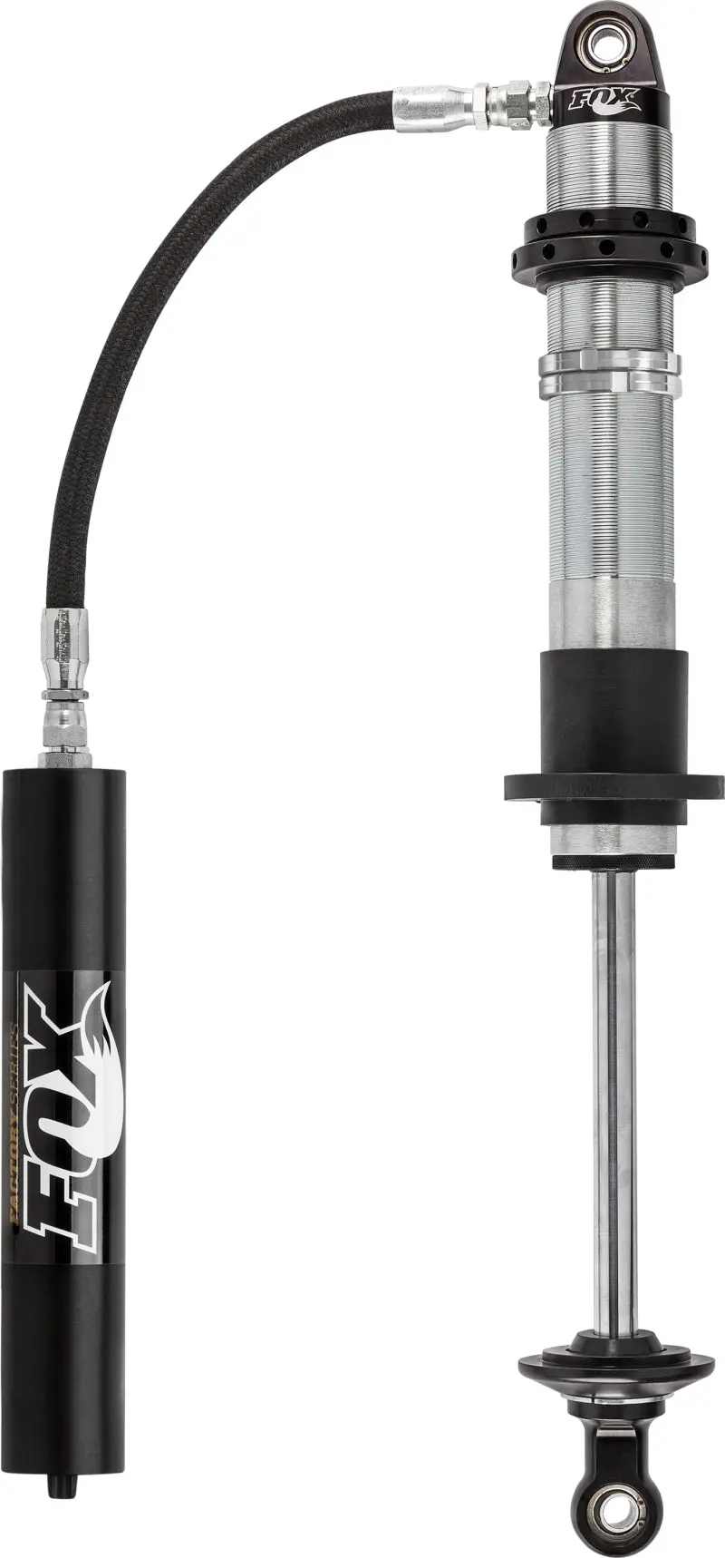 Fox 2.5 Factory Race Series 16-Inch Internal Bypass Coilover With Remote Reservoir And Dsc Adjuster – Black Finish, Custom Tuned Valving 1