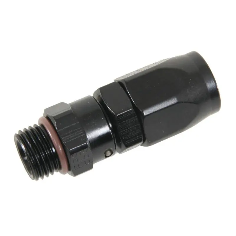 Fragola -12An Straight X 1 1/16-12 (12) Hose End - Black 1