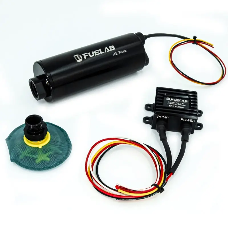Fuelab In-Tank Twin-Screw Brushless Fuel Pump System – 300 Lph, Remote Controller, 65-Micron Filter 1