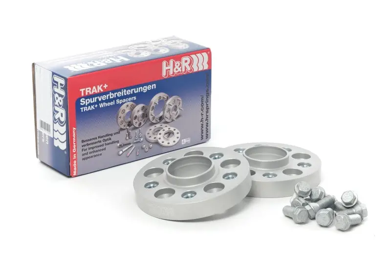 H&R Trak+ 40Mm Dra Wheel Spacers - Bolt Pattern 5/112 Center Bore 66.5 Stud Thread 14X1.5 - Black 1