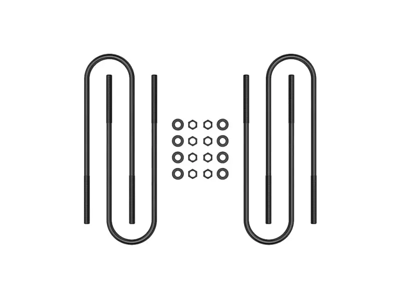 Icon Semi-Round Front U-Bolt Kit For 2000–2004 Ford F-250/F-350 1
