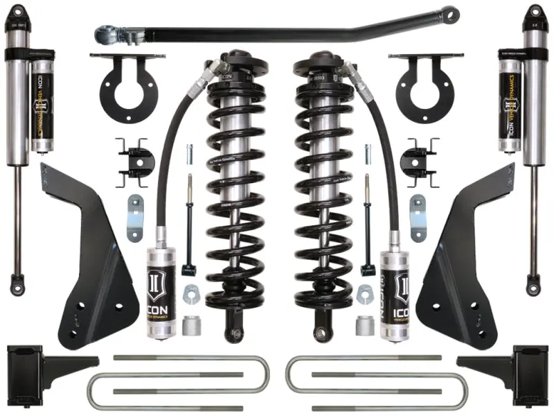 Icon Stage 3 Coilover Conversion System For 2005–2007 Ford F-250/F-350 – 4 To 5.5-Inch Lift 1